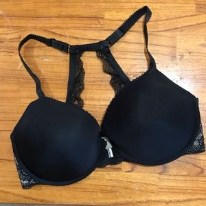 EUC Torrid Front Clasp Lace Racerback Bra 40DDD